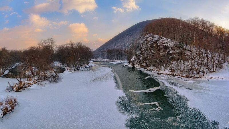 снег, рпавловка, вечер Начало зимы... фото превью
