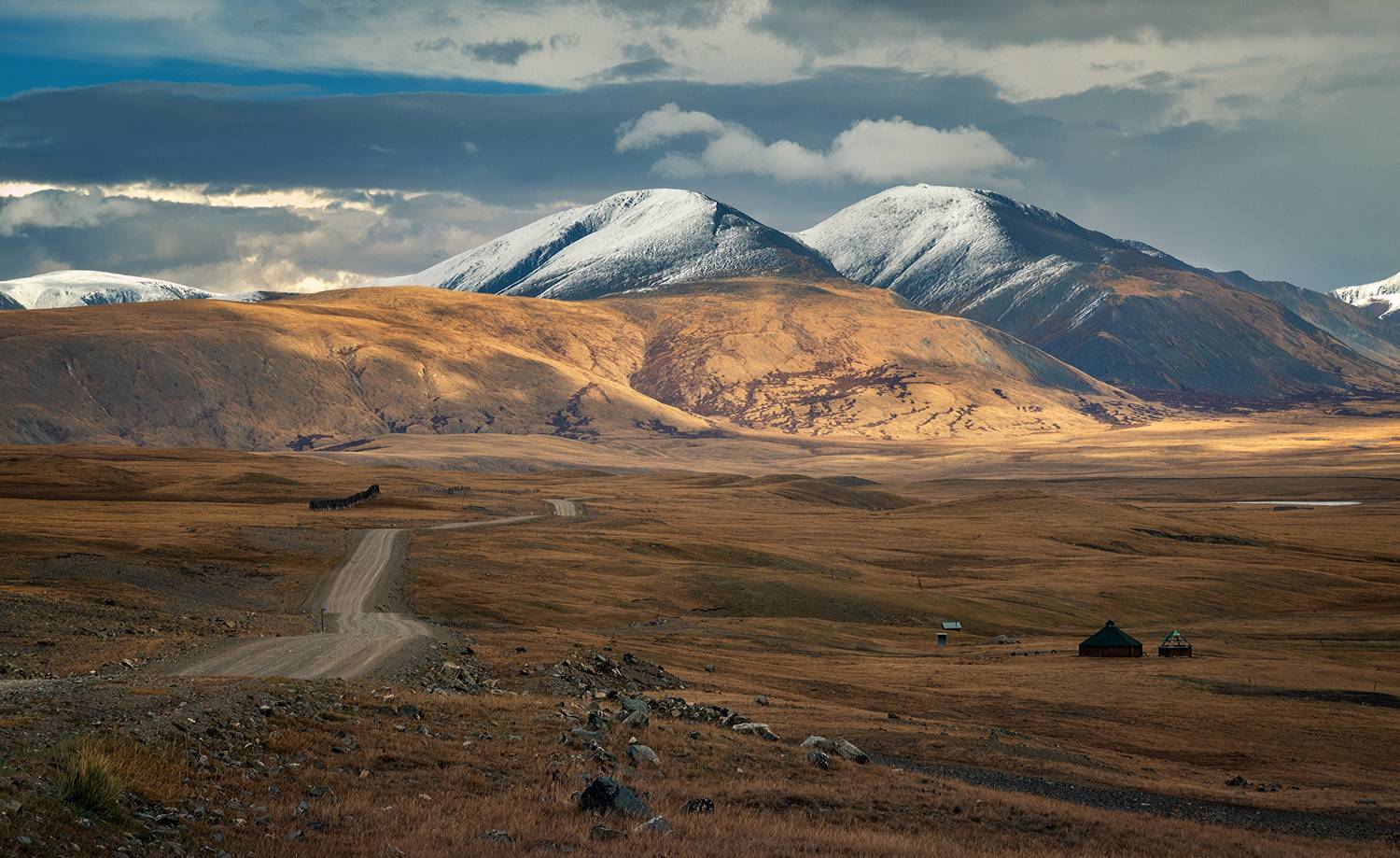 горный алтай, осень, дорога, сайлюгемский хребет, Lora Pavlova