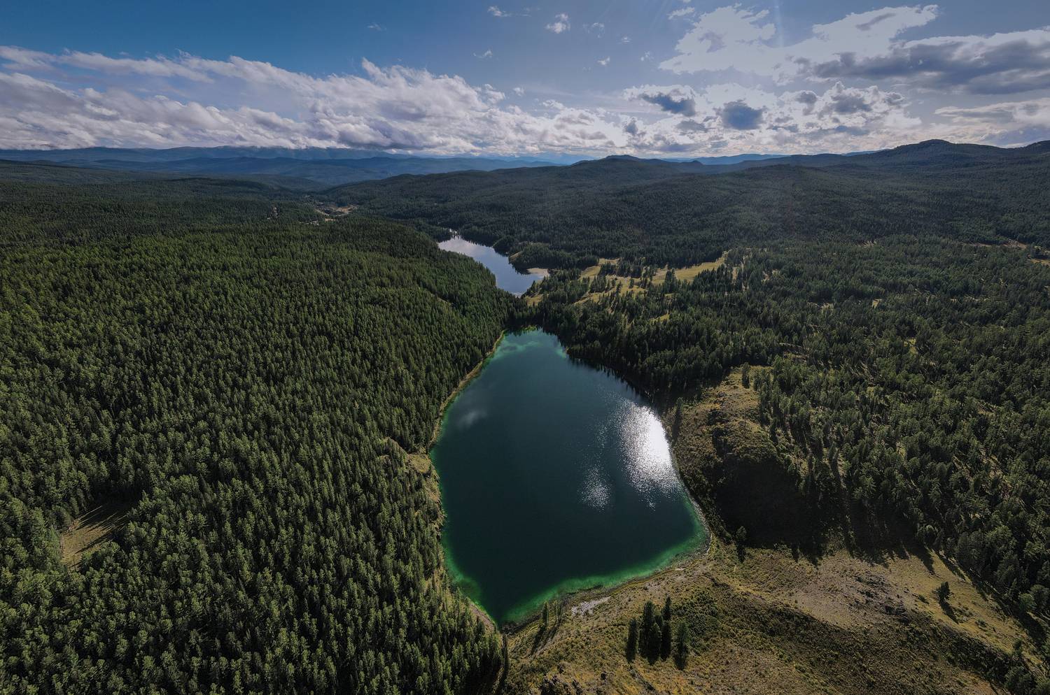 Россия, Горный Алтай, Улаганский район, озеро Уч-Кёль, Гаврилов Юрий