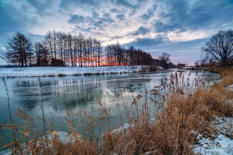 Ледостав на реке Бирь. фото превью