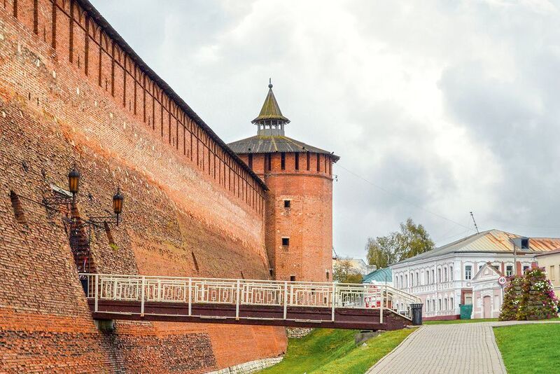 коломна, михайловские ворота, грановитая башня Коломна. Михайловские подъёмные  ворота. фото превью