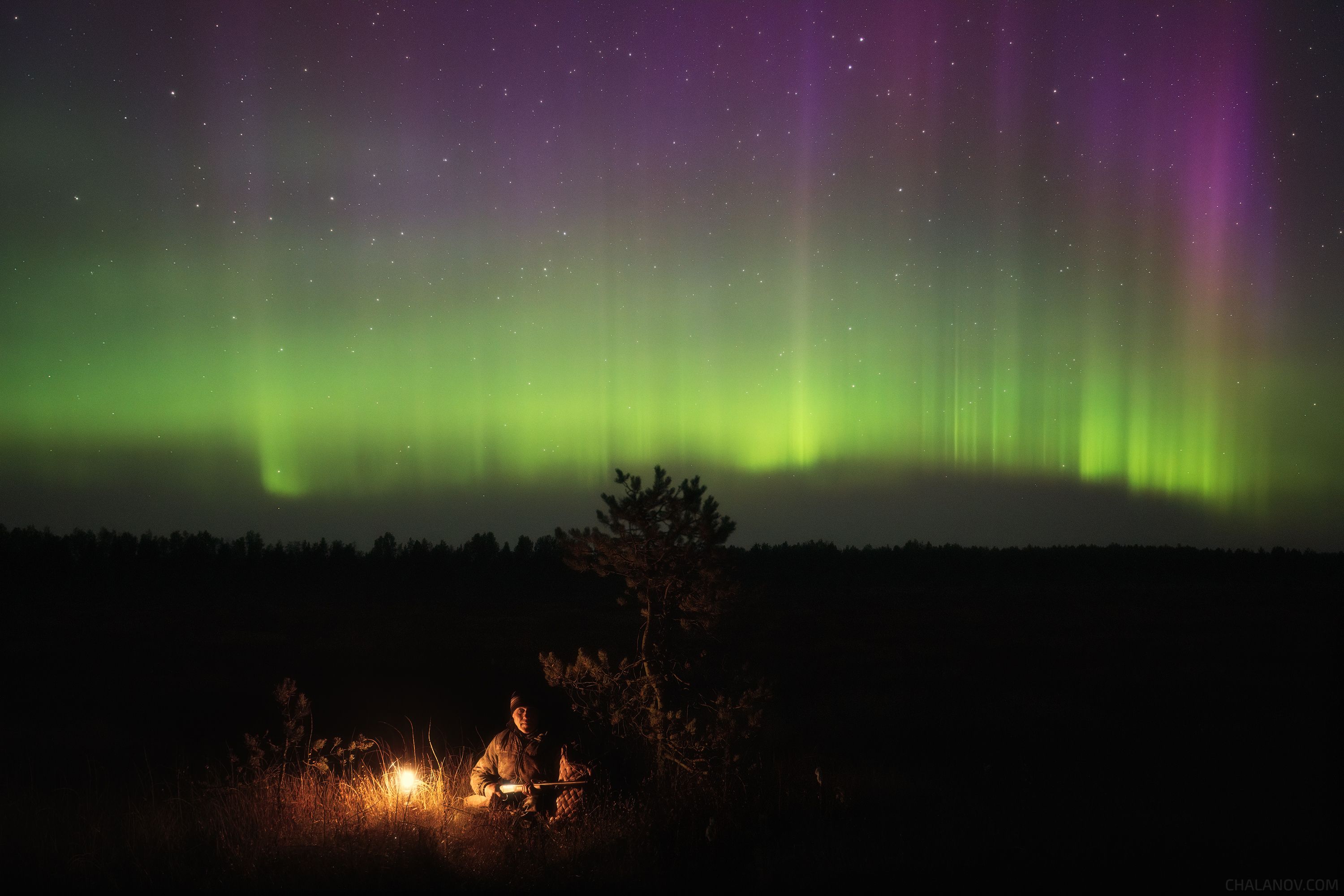 Под светом Северного сияния фото превью