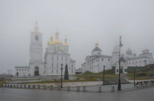 Сезон туманов. Город в пастельных тонах