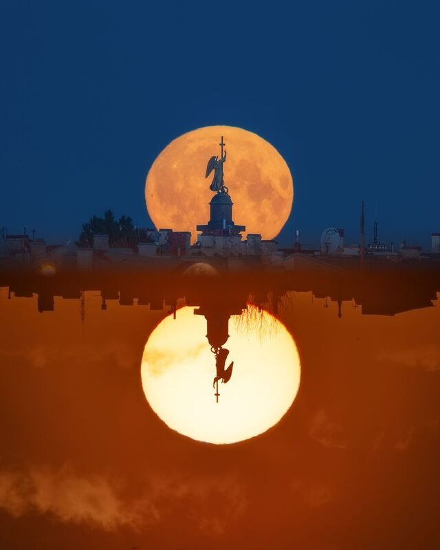 Санкт-Петербург Ангел Александровской колонны  фото превью