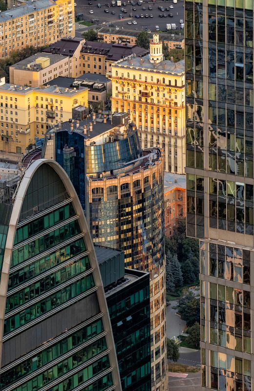 москва, столица, архитектура, дома, город, sity, крыши домов, здания, геометрия, москва сити Погружение.. фото превью