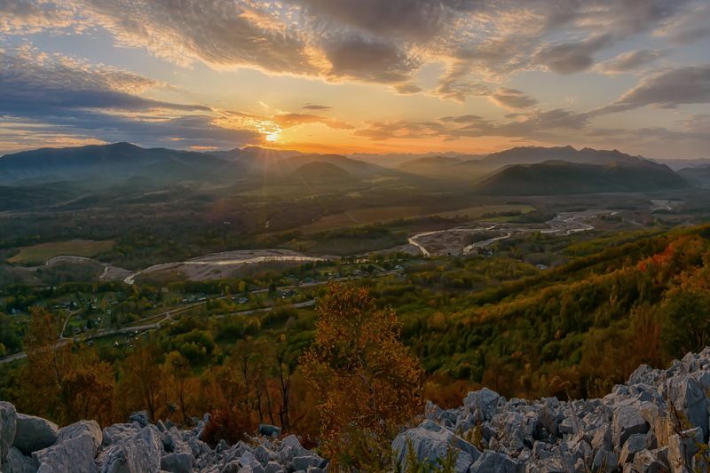 ррудная, осень, мономахово, закат Мономаховский закат фото превью