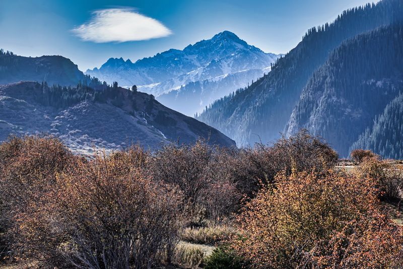 горы кыргызстан Ущелье Джети-Огуз фото превью