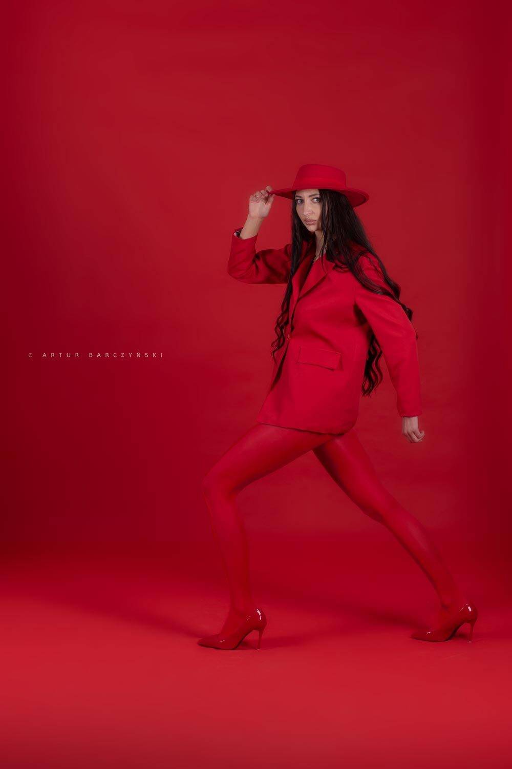 red , moda , fashion, Artur Barczyński