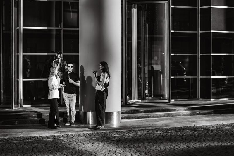 Один солнечный день в осеннем Москва-Сити фото превью