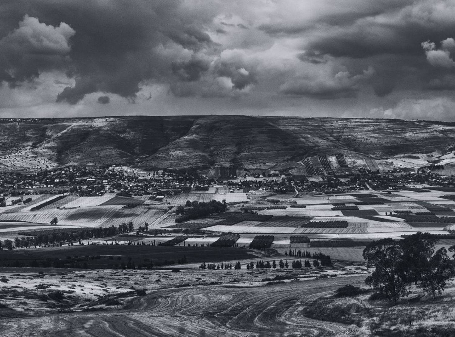 линии, пятна, чб, пейзаж, , valeko