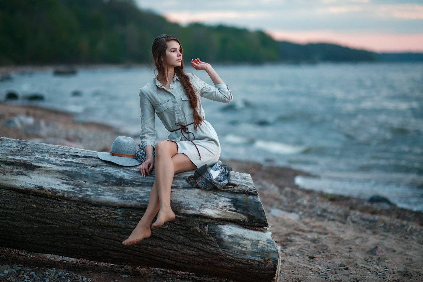 Закат, Ключенков, Море, Портрет, Kljuchenkow Aleksandr