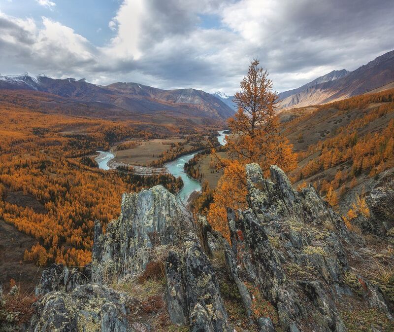 Слияние рек Аргут и Коксу фото превью