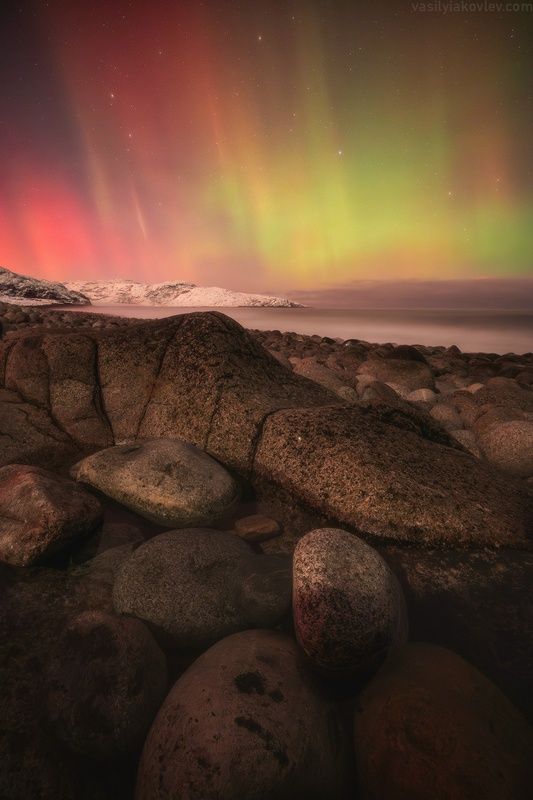 кольский, фототур, яковлевфототур, кандалакша, волосяная, териберка, мурманск, северноесияние, сияние Ночь в Териберке фото превью
