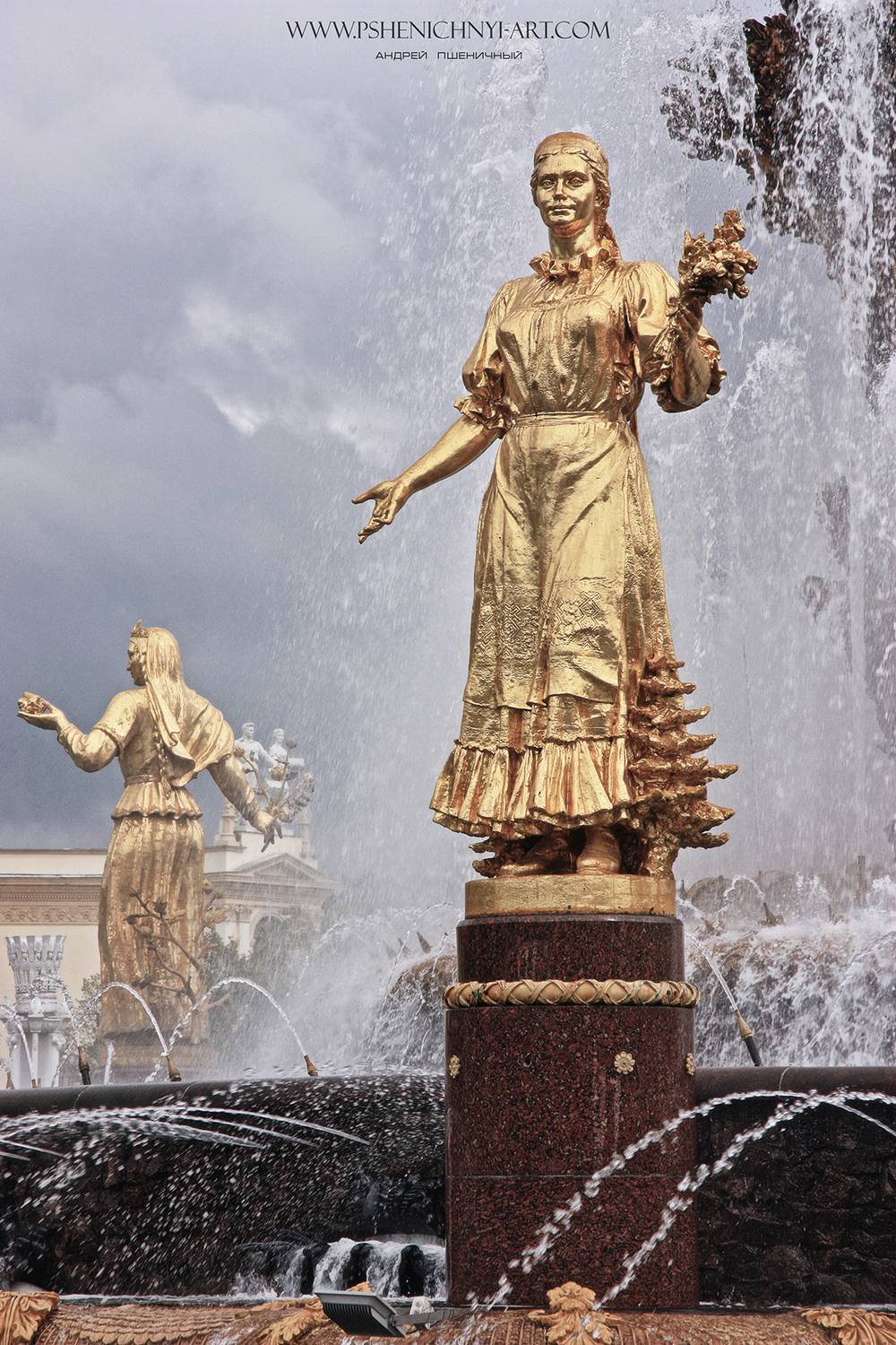 фонтан дружба народов, скульптура, эпоха, символ, ссср, Пшеничный Андрей