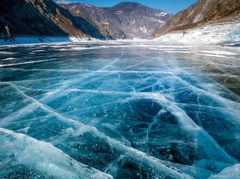 лед, енисей Горный лед фото превью