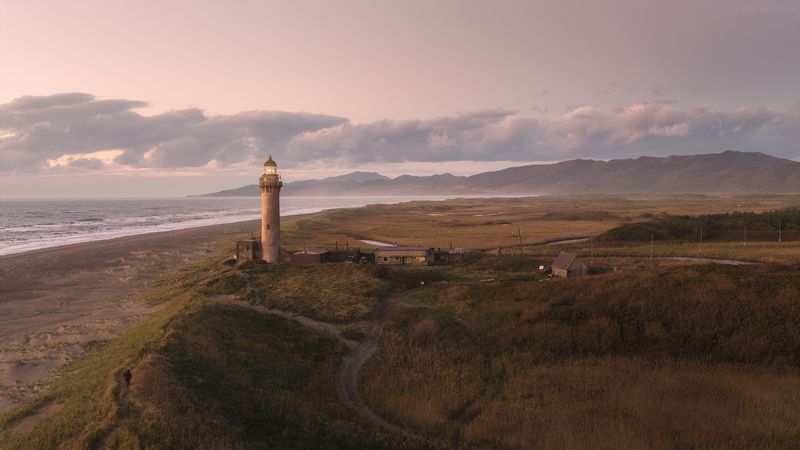 сахалин, дальний восток, россия, sakhalin, russia, far east, мыс, маяк, слепиковского, коноторо, карафуто Сахалин - Слепиковского фото превью