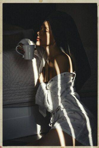 Smell in the freshly ground heaven