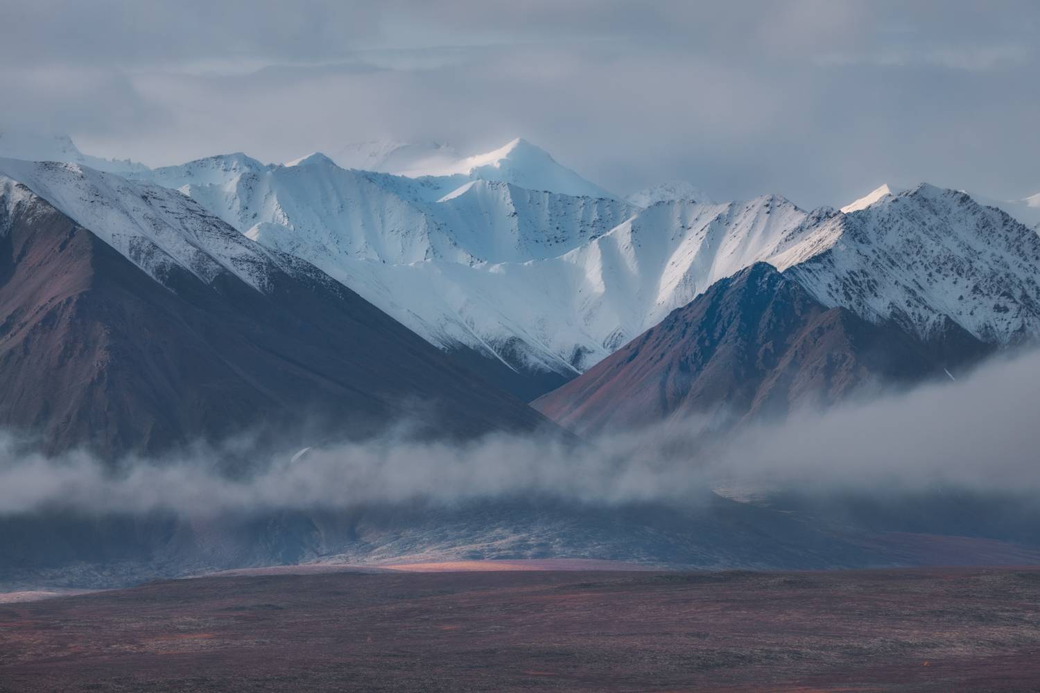 республика_саха_якутия саха якутия оймяконский_улус оймяконье хребет_сунтар-хаята первый_снег, Дмитрий Шишкин