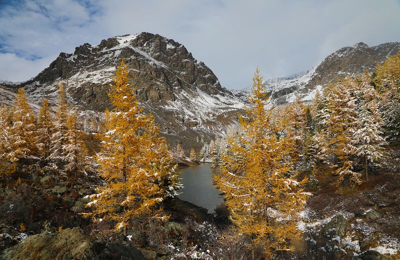 Горное озеро фото превью