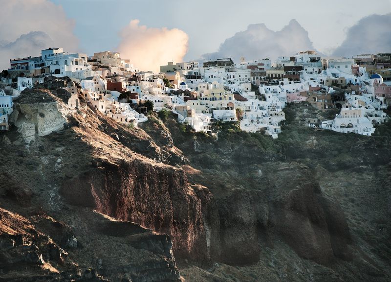 фира, утро, остров санторини, греция, Утренняя Фира, Санторини фото превью