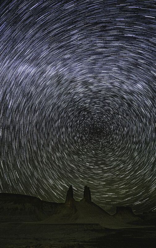 Казахстан, полуостров Мангышлак, Мангыстау, урочище Бозжыра, звёздное небо Звёздное небо Бозжыра фото превью