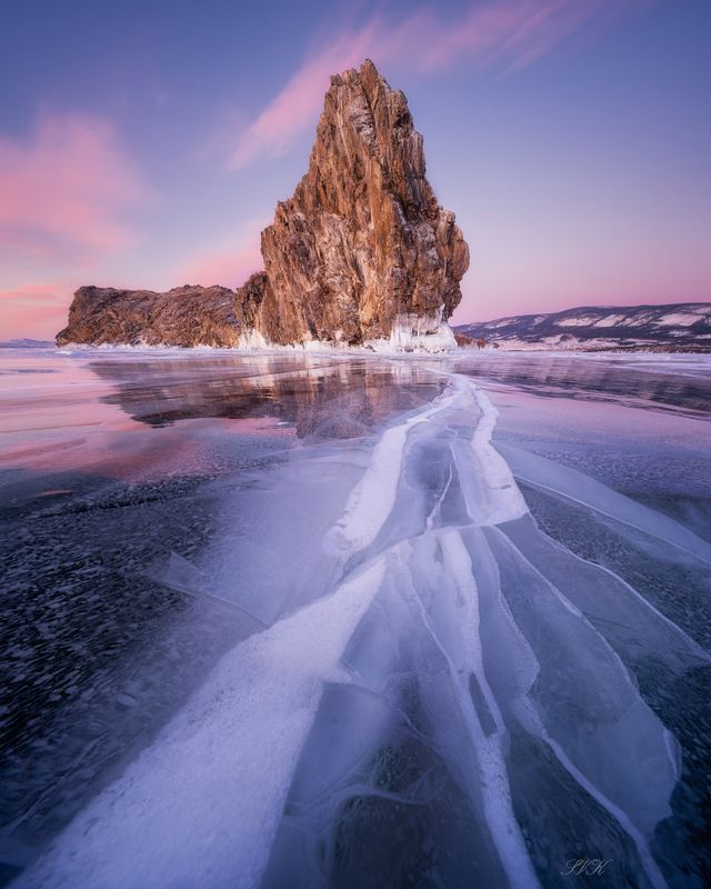 Розовый рассевт фото превью