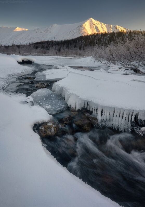 кольский, фототур, яковлевфототур, кандалакша, волосяная, териберка, мурманск, северноесияние, сияние Утро в Хибинах фото превью