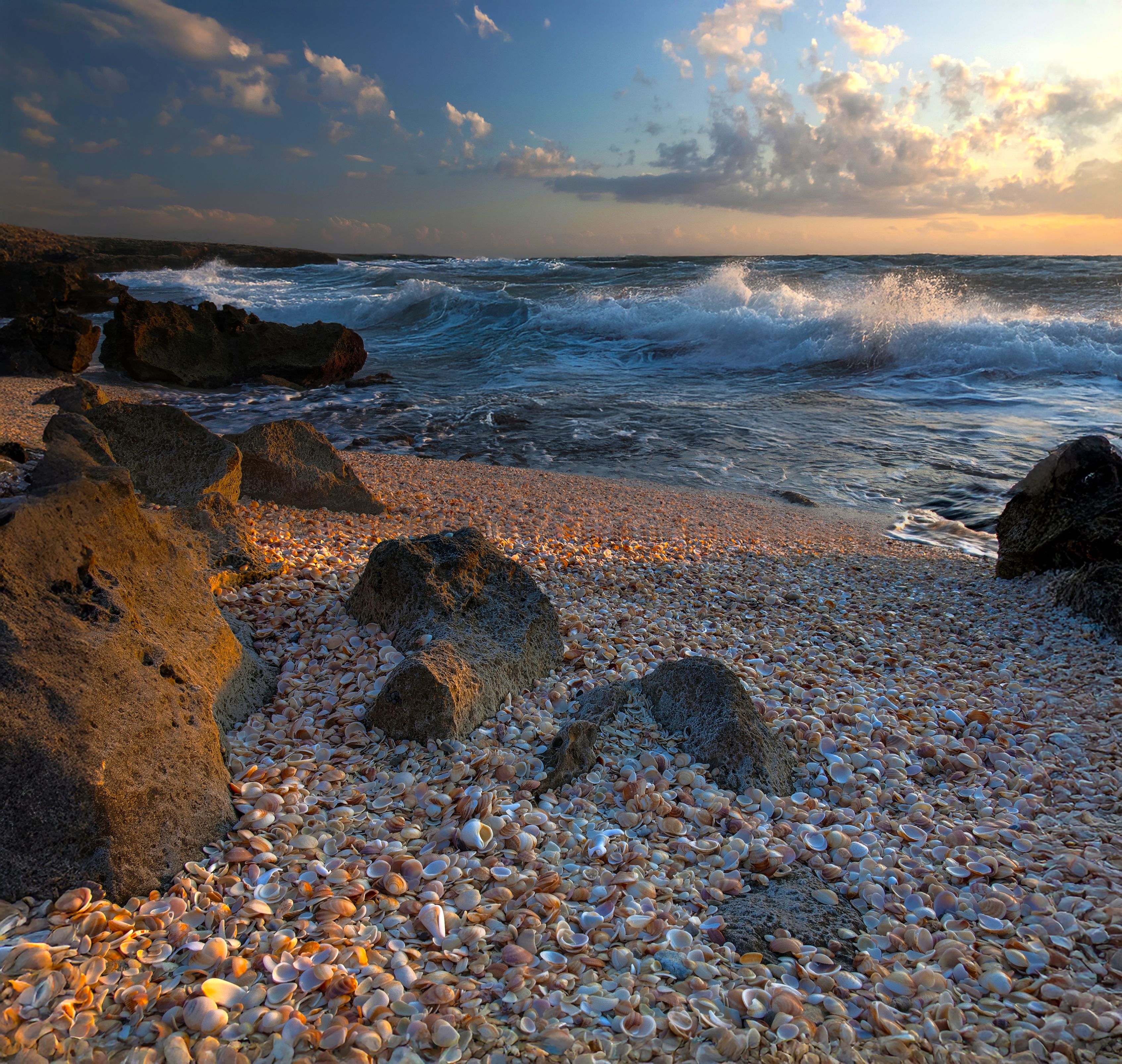 Вечер на тёплом море. фото превью
