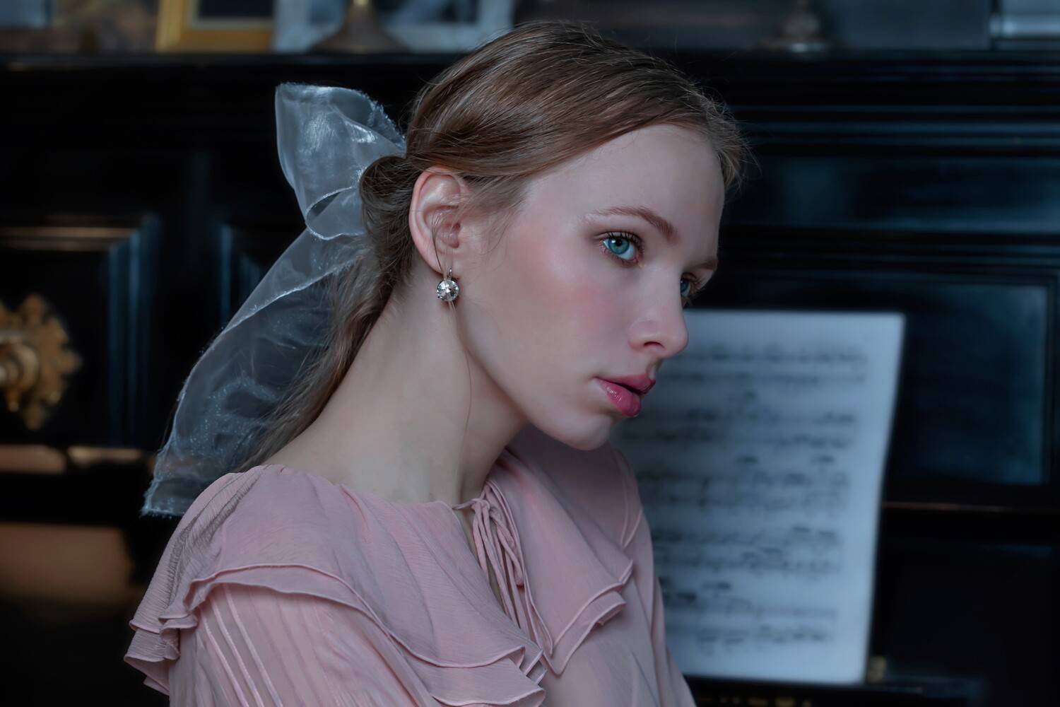 Красивая девушка, студия, портрет, образ, Герцен Наталья