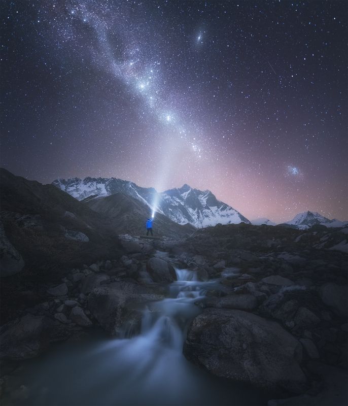 Млечный путь и Лхоцзе фото превью