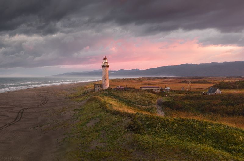 сахалин, дальний восток, россия, sakhalin, russia, far east, мыс, маяк, слепиковского, коноторо, карафуто Сахалин - Слепиковского / Карафуто - Коноторо фото превью