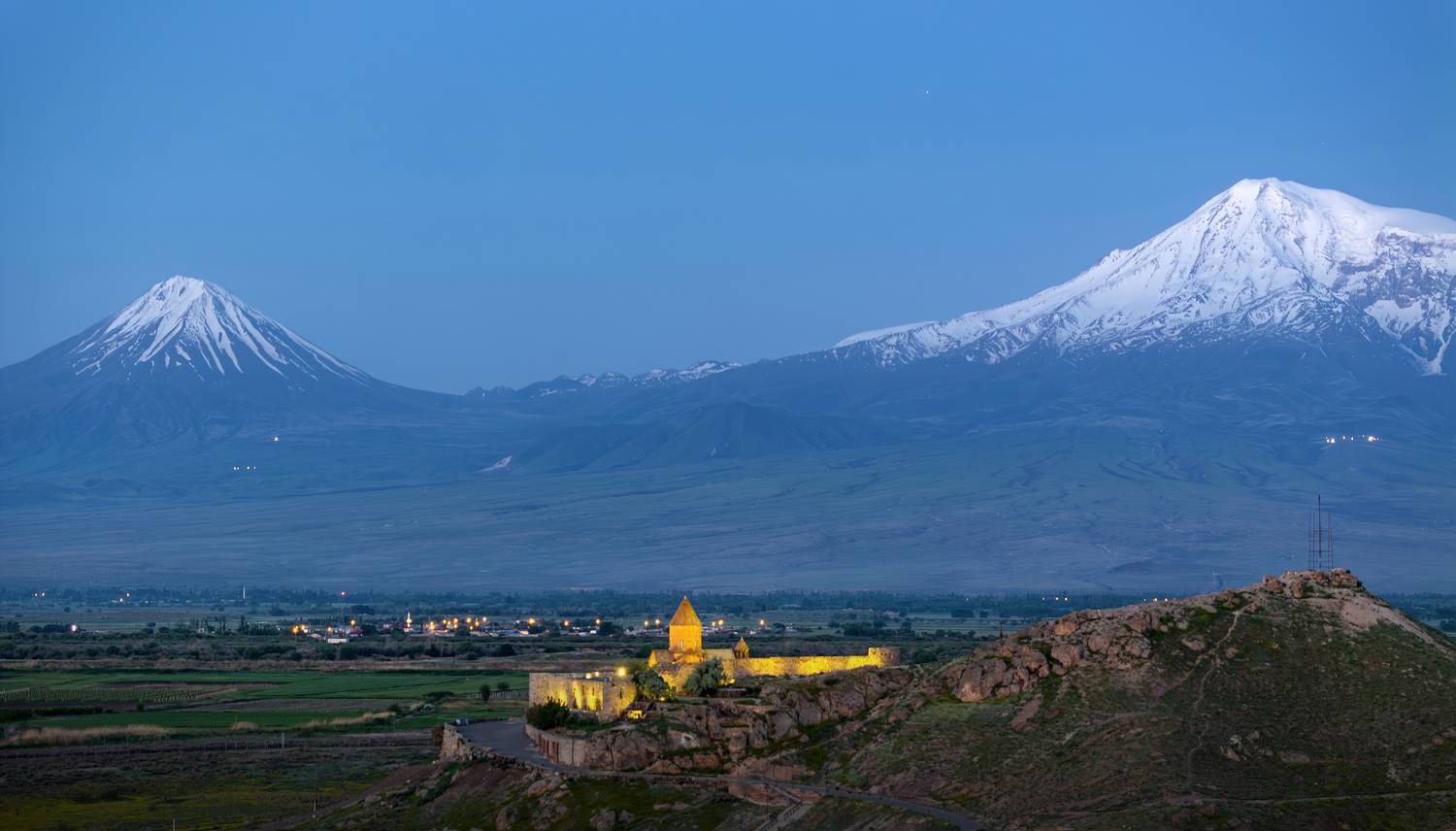 арарат, хор вирап, малый арарат, большой арарат, армения, пейзаж, горный пейзаж, прекрасный пейзаж, Игорь Юркин