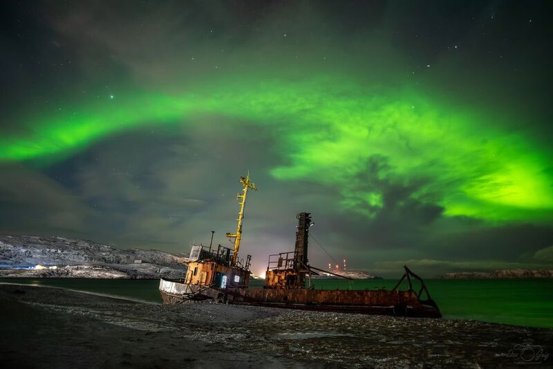кольский полуостров Под аркой Авроры фото превью