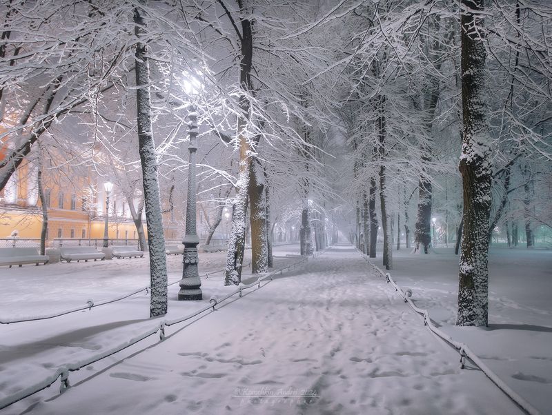 ... зимний Александровский сад ... фото превью