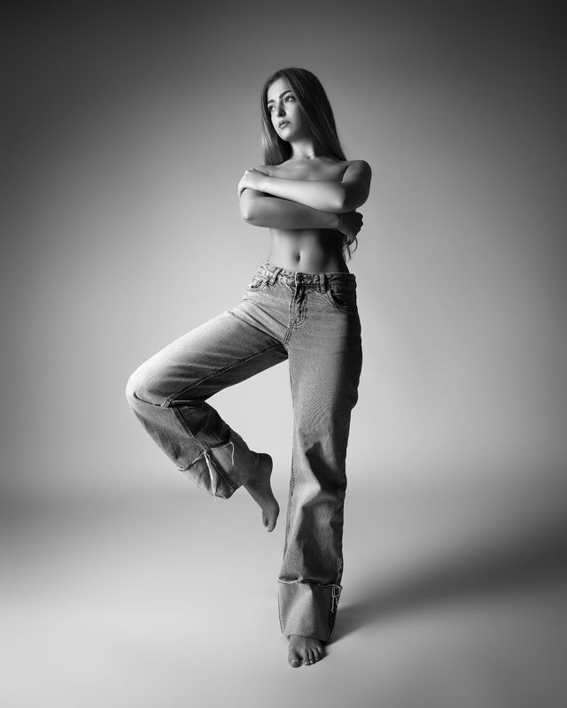 девушка, портрет, боди Девушка фото превью