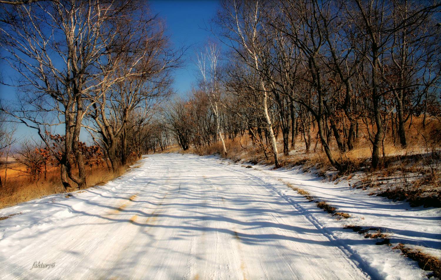 пейзаж, природа, зима, дорога,  Сергей Валерьевич