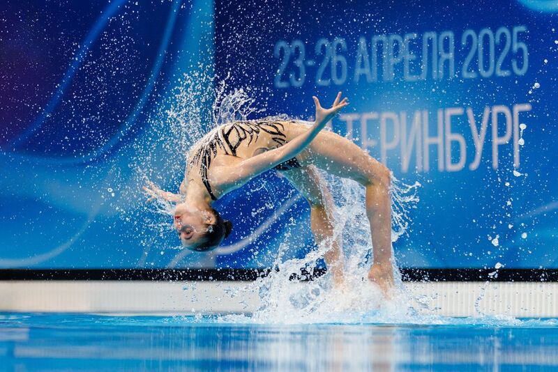 синхронное плавание, прыжок, sport Синхронное плавание фото превью