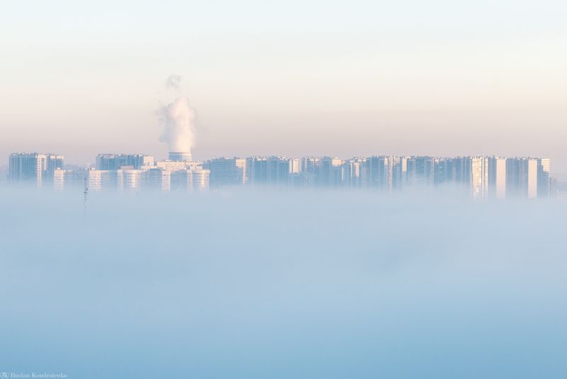 Санкт-Петербург Туманный рассвет фото превью