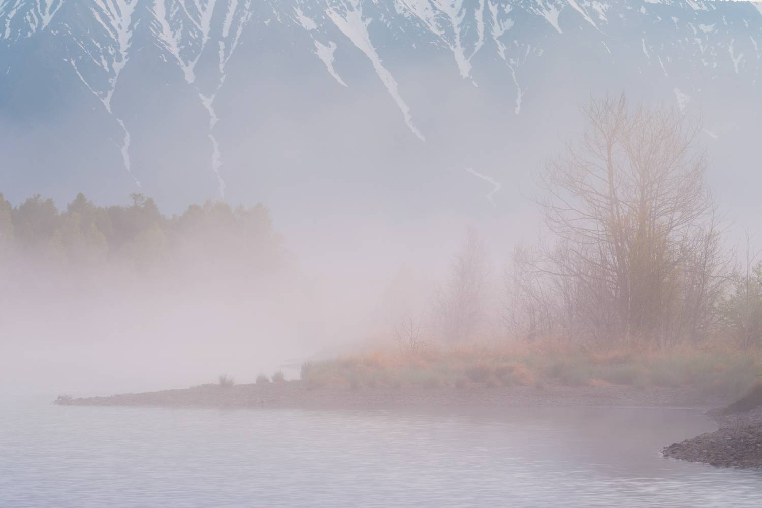 байкал, байкальский хребет, горы, рассвет, туман, Леонтьев Константин