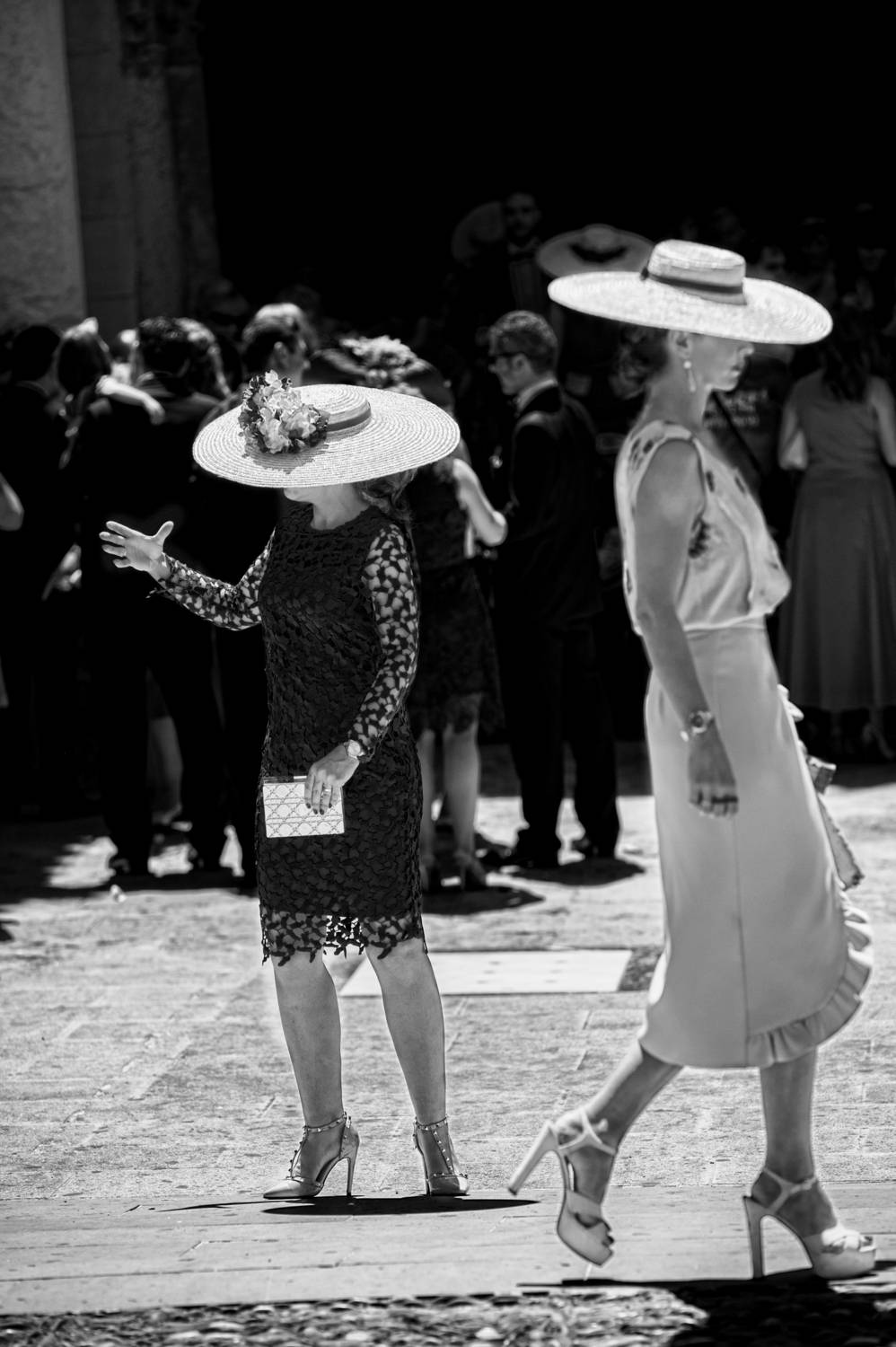 испания, женщины в шляпах, улица, Ходос Илья