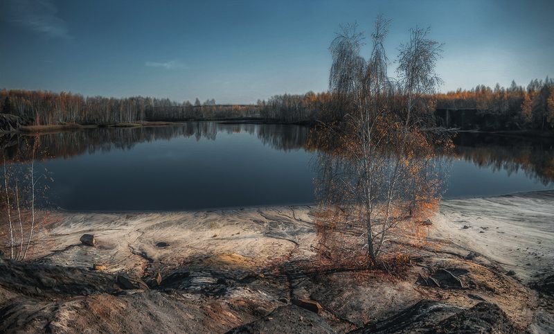 Лесное озеро. фото превью