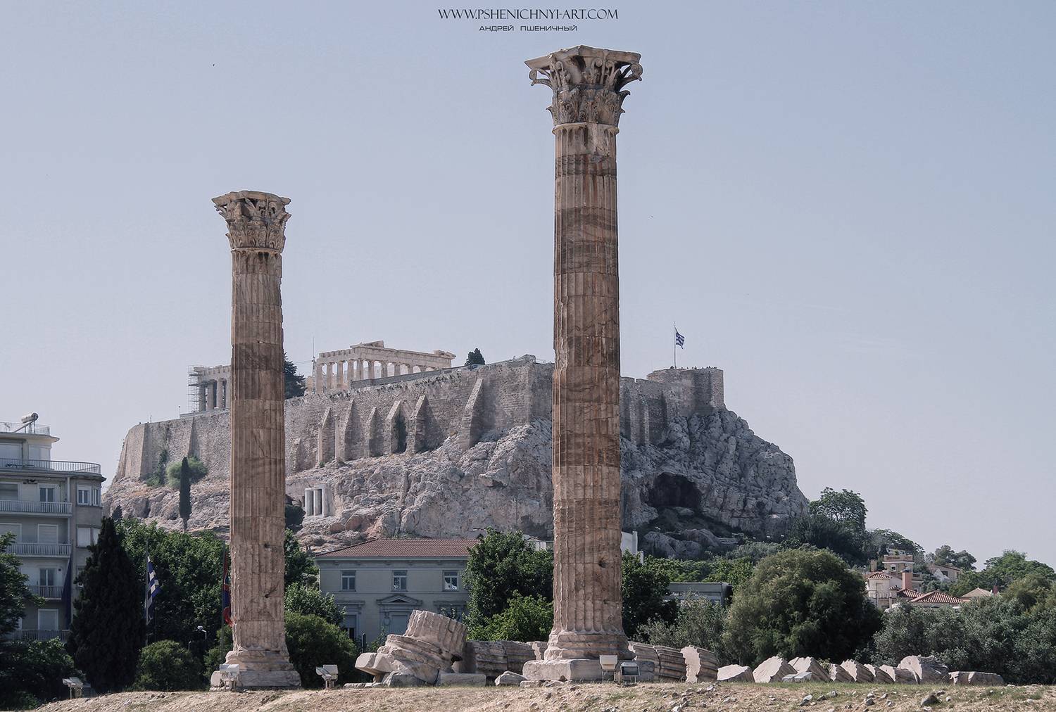монументальный, колоннада, каннелюры, храм зевса, акрополь, афины, греция, античность, архитектура, история, религия, Пшеничный Андрей
