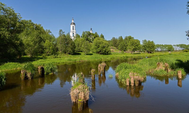 село, храм, церковь, филипповское, весна, май * * * фото превью