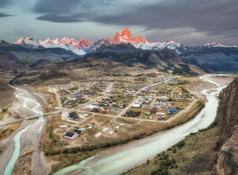 патагония, аргентина, patagonia, el chalten Утро в El Chalten фото превью