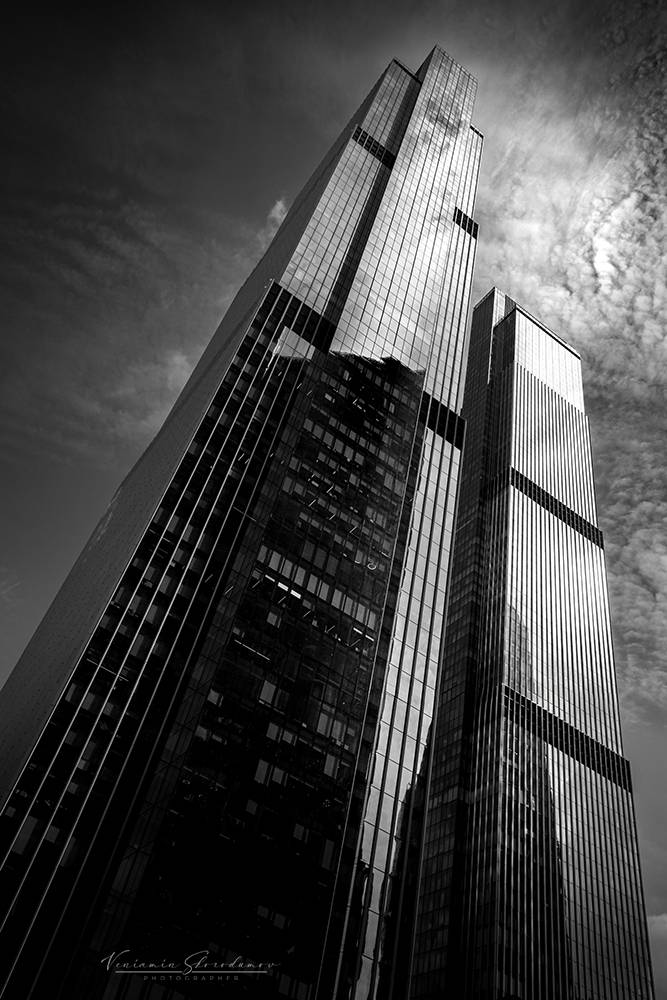 москва, москва-сити, архитектура, ч/б, vensk, Скородумов Вениамин