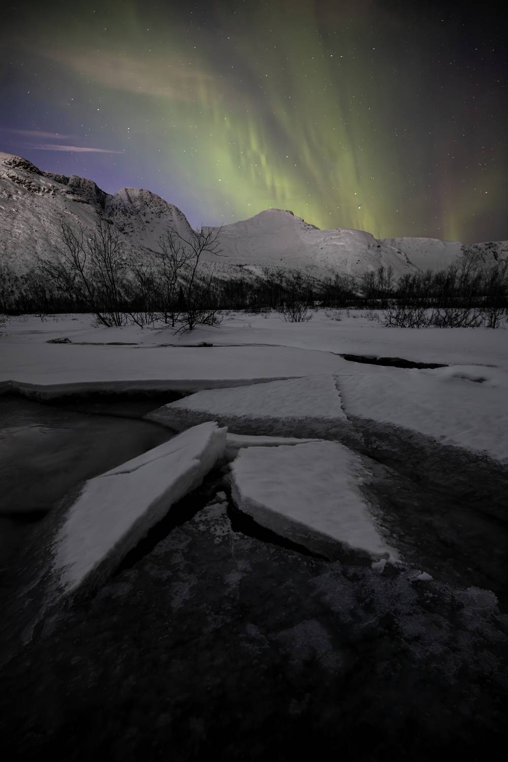 Россия, Кольский, северное сияние, russia, aurora, north, ice, Mikhail Konarev