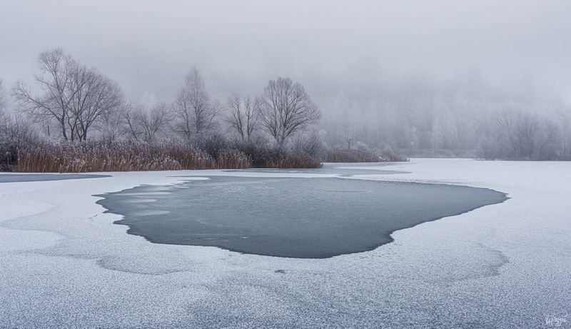Туман и иней фото превью