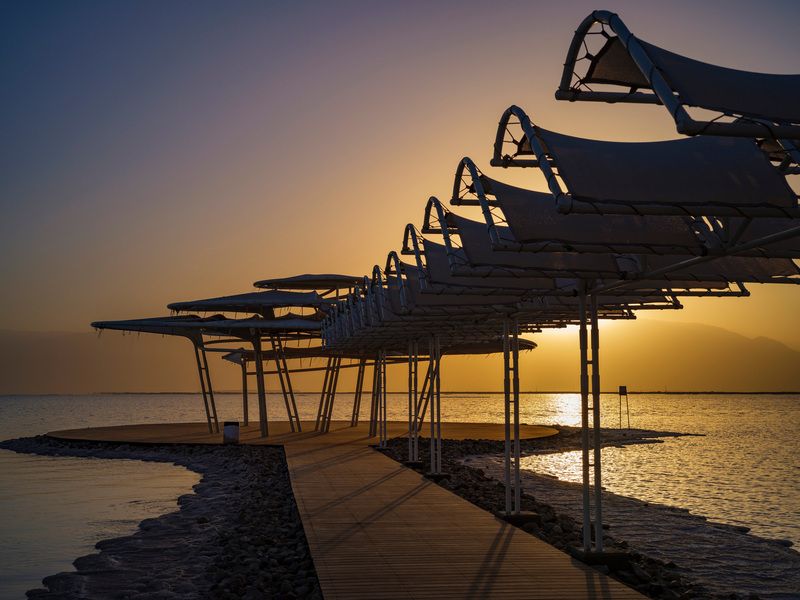 The Dead Sea, Sunrise фото превью