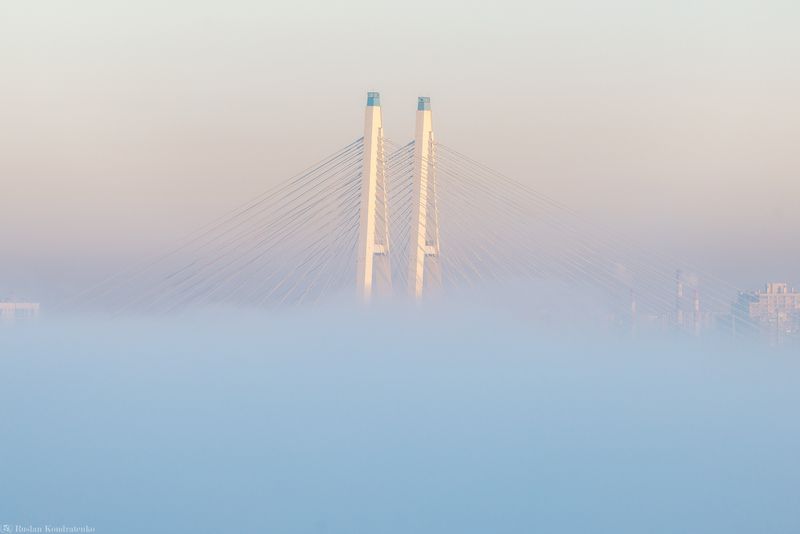 Санкт-Петербург Туманный рассвет фото превью