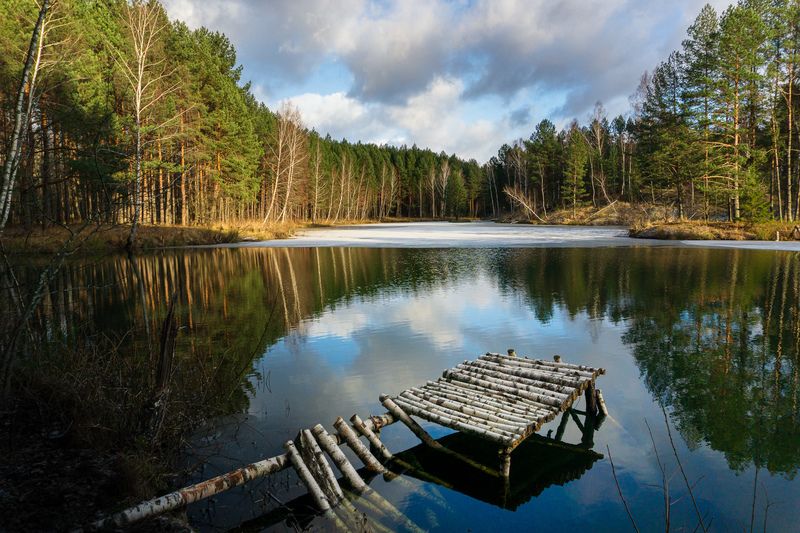 суворовские карьеры, тула, тульская область, город, суворов Суворовские карьеры Тульской области. Начало зимы. фото превью